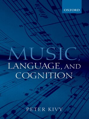 cover image of Music, Language, and Cognition